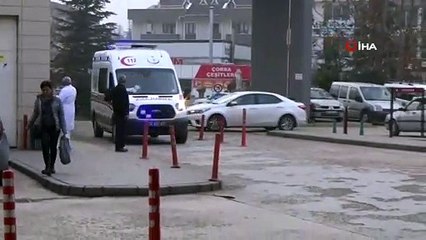 Baba oğul kavgasında kan aktı