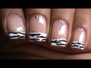 Nail Art_ In Different Style of French Manicure