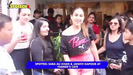 Spotted: Sara Ali Khan & Janhvi Kapoor at Farmer’s Cafe