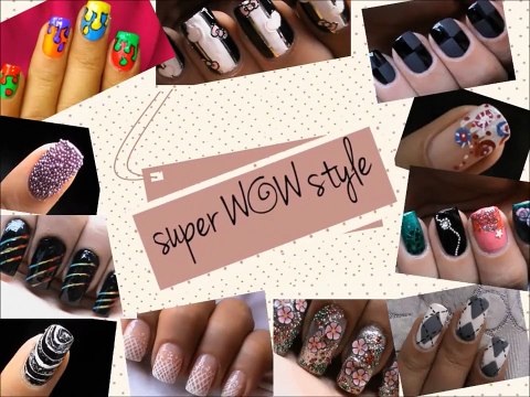 Tutorial _ Striping Tape Nail Art Designs