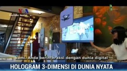 Hologram 3D di Dunia Nyata