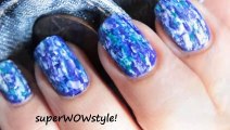 Denim Nails !! - NO TOOLS !! -  Nail Art Designs Without Tools (Only Nail Polish)