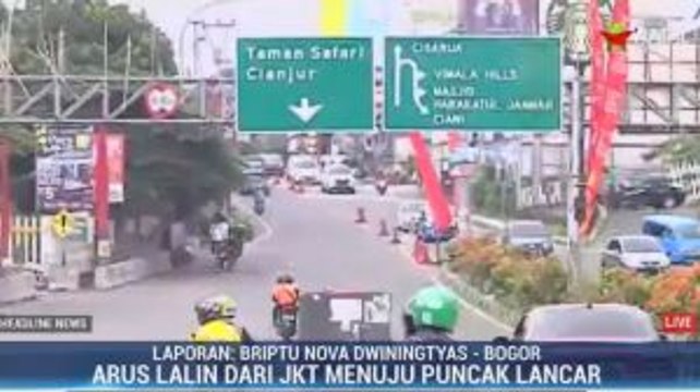 Jelang Malam Pergantian Tahun, Arus Lalin di Puncak Lancar