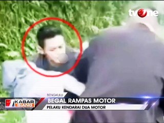 Viral, Detik-Detik Pembegalan Motor di Bengkulu