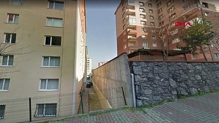 Kartal'da istinat duvarının çökmeden önceki hali