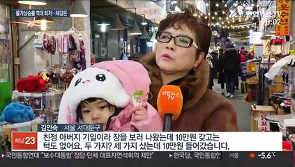 물가 상승률 역대 최저라는데…"장보기 겁나요"