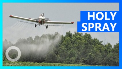 Louisiana town crop-dusted with 100 gallons of holy water
