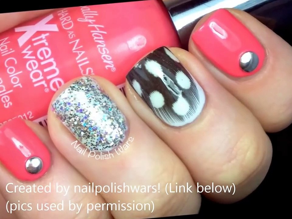 Feather Nail Art Designs _Time-lapse Video_