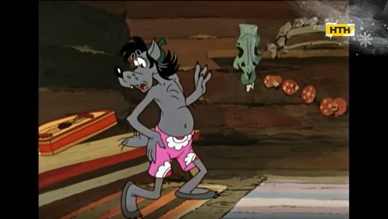 фрагмент м/ф "Ну, погоди" на украинском, или новая версия песни "Зеленый свет"