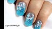 Glitter Winter Nails ❉ _   DIY Elsa Frozen Nail Art