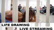 UK channel to live stream zoomed nude models for life drawing artists