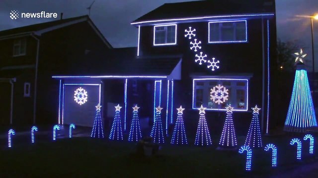 Bristol dad creates Boris Johnson Brexit Christmas lights extravaganza