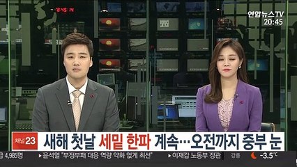 [날씨] 새해 첫날 세밑 한파 계속…오전까지 중부 눈