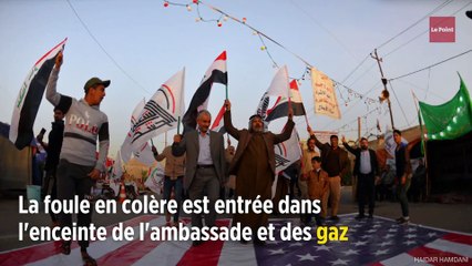 Irak : des manifestants dans l'enceinte de l'ambassade américaine à Bagdad