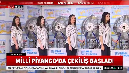Milli Piyango çekilişi başladı