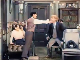 Download Video: Charlie chaplin comedy video Laughing Gas 1914 - color (Laurel & Hardy)