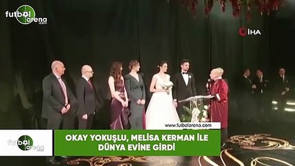 Okay Yokuşlu, Melisa Kerman ile dünya evine girdi