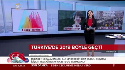 2019 yılı Türkiye'de böyle geçti