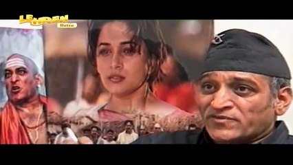 Om Puri And Madhuri Dixit At Making Of Mrityudand