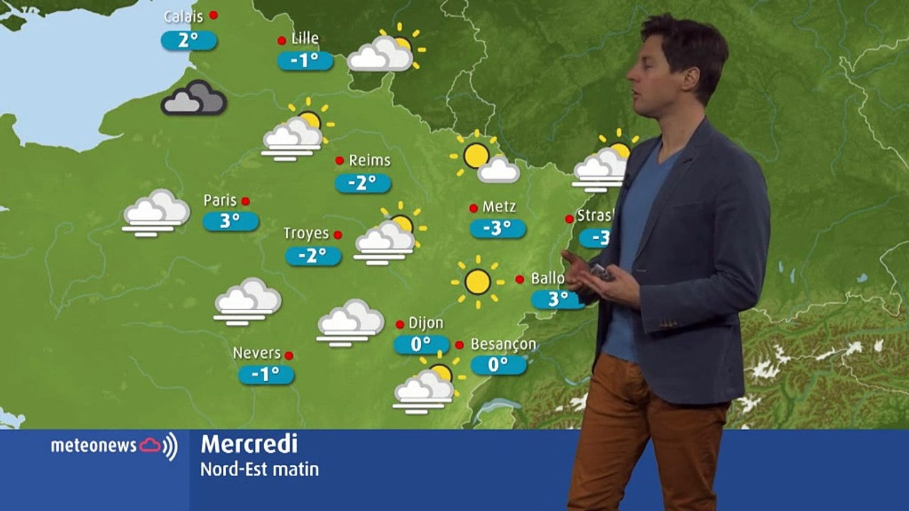 La météo du mercredi 1er janvier 2020 en Lorrai...