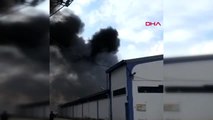 Kayseri'de fabrikada çıkan yangını itfaiye söndürdü