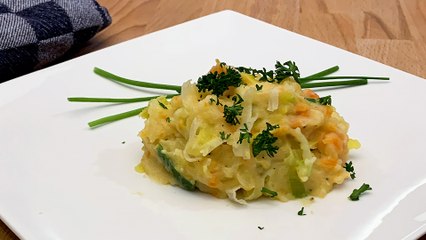 Recette : Stoemp aux carottes et poireaux