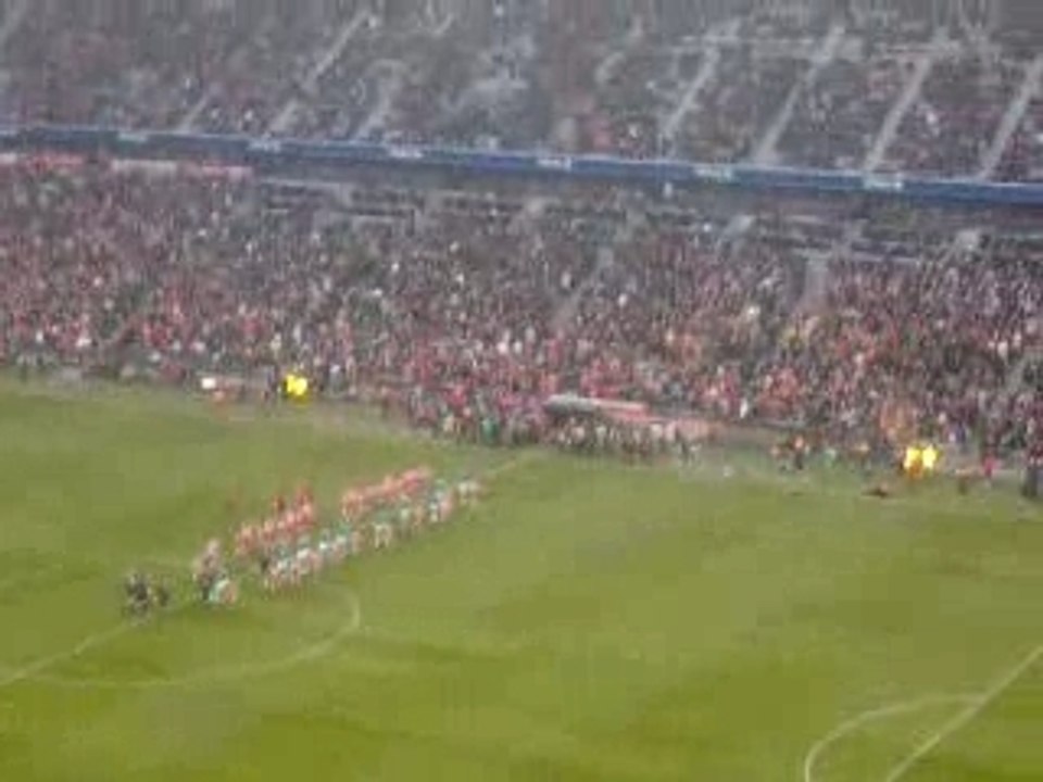 Bayern - Werder : Entrée des joueurs