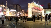 İstanbul-taksim meydanı'nda yılbaşı önlemleri