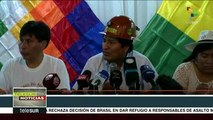 Evo Morales: inaceptable, asedio a embajada de México
