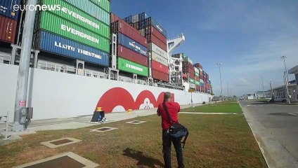 A água está a sumir-se no Canal do Panamá