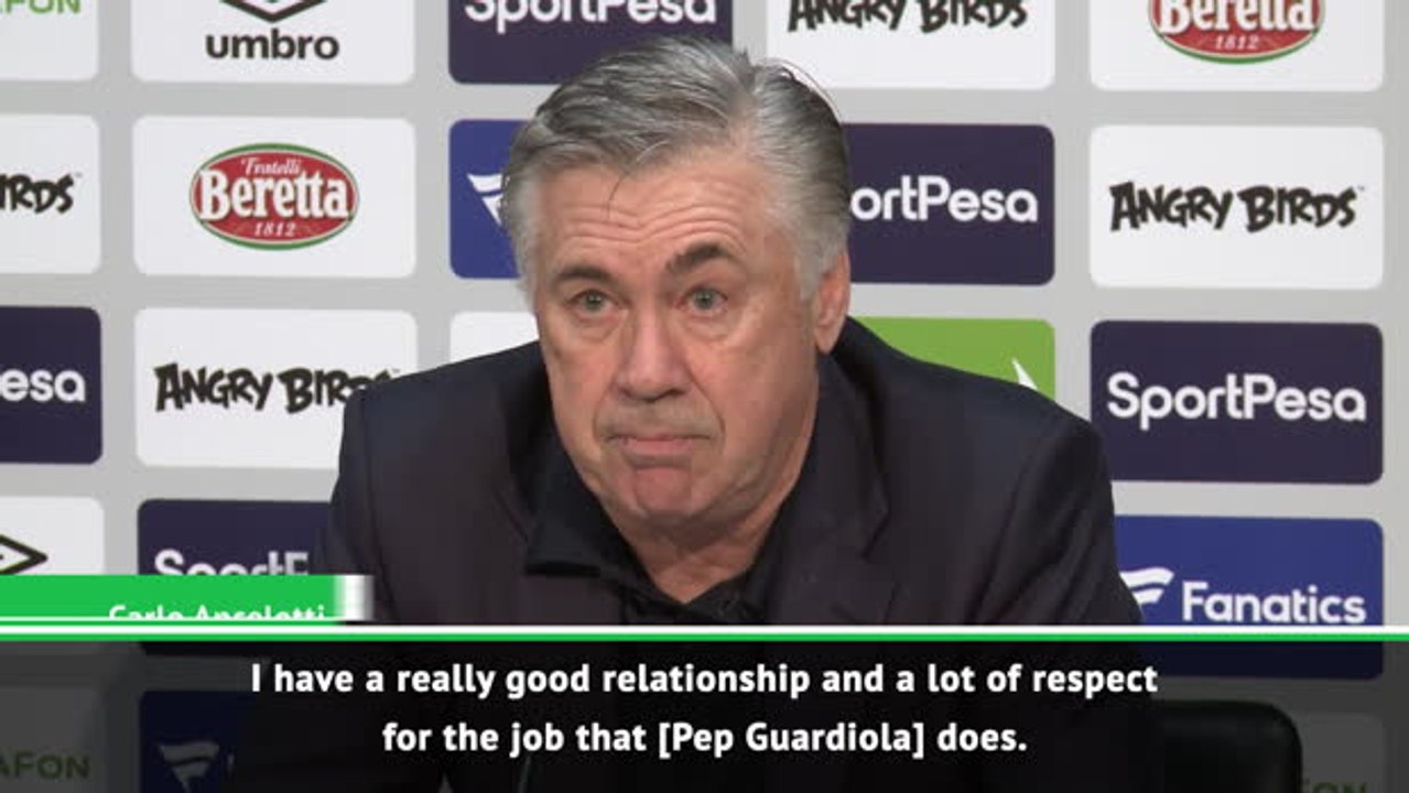 Ancelotti hails 'genius' Guardiola