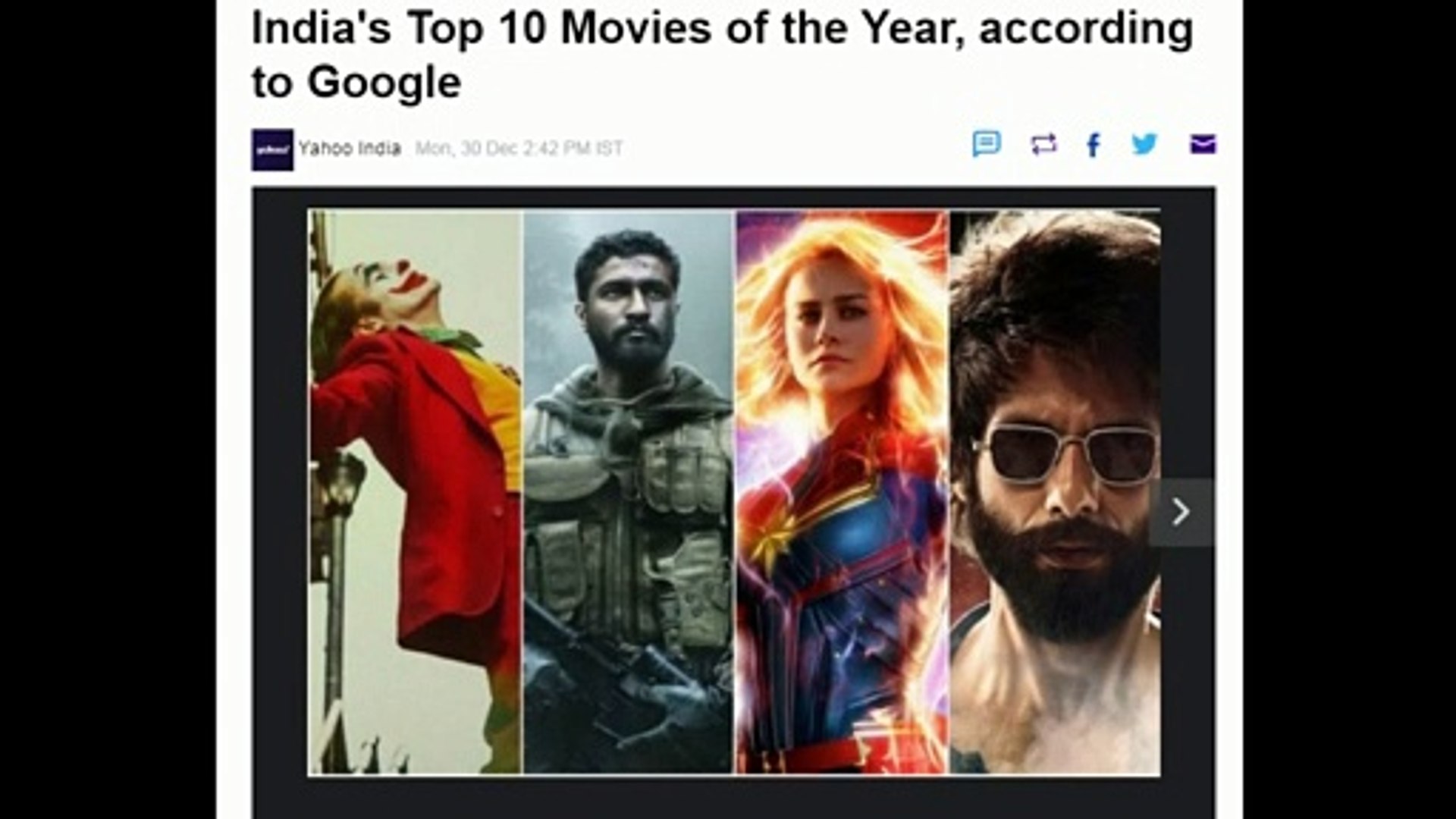 ⁣BOLLYWOOD TOP MOVIES OF THE YEAR