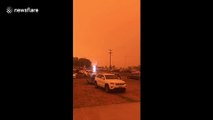 Cette ville est rouge à cause des incendies en Australie !