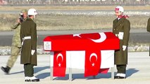 Erzurum şehit uzman çavuş memleketinde törenle karşılandı -2