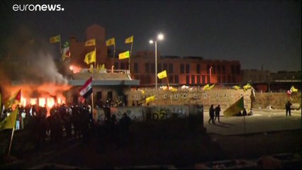 Angriff auf US-Botschaft im Irak - Trump macht Iran verantwortlich