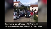 Máxima tensión: los vecinos intentan saltarse a la Guardia Civil y linchar al asesino de Laura