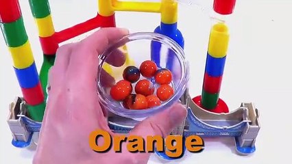 Learn Colors with a GIANT Marble Maze-