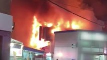 경기 용인시 음식점 화재...1층 건물 전소 / YTN