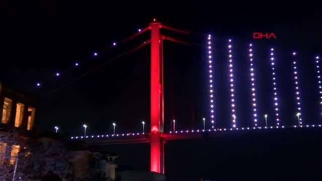 Ortakaöy'de yeni yıla eğlenerek girdiler