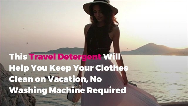 This Travel Detergent Will Help You Keep Your Clothes Clean on Vacation, No Washing Machine Required