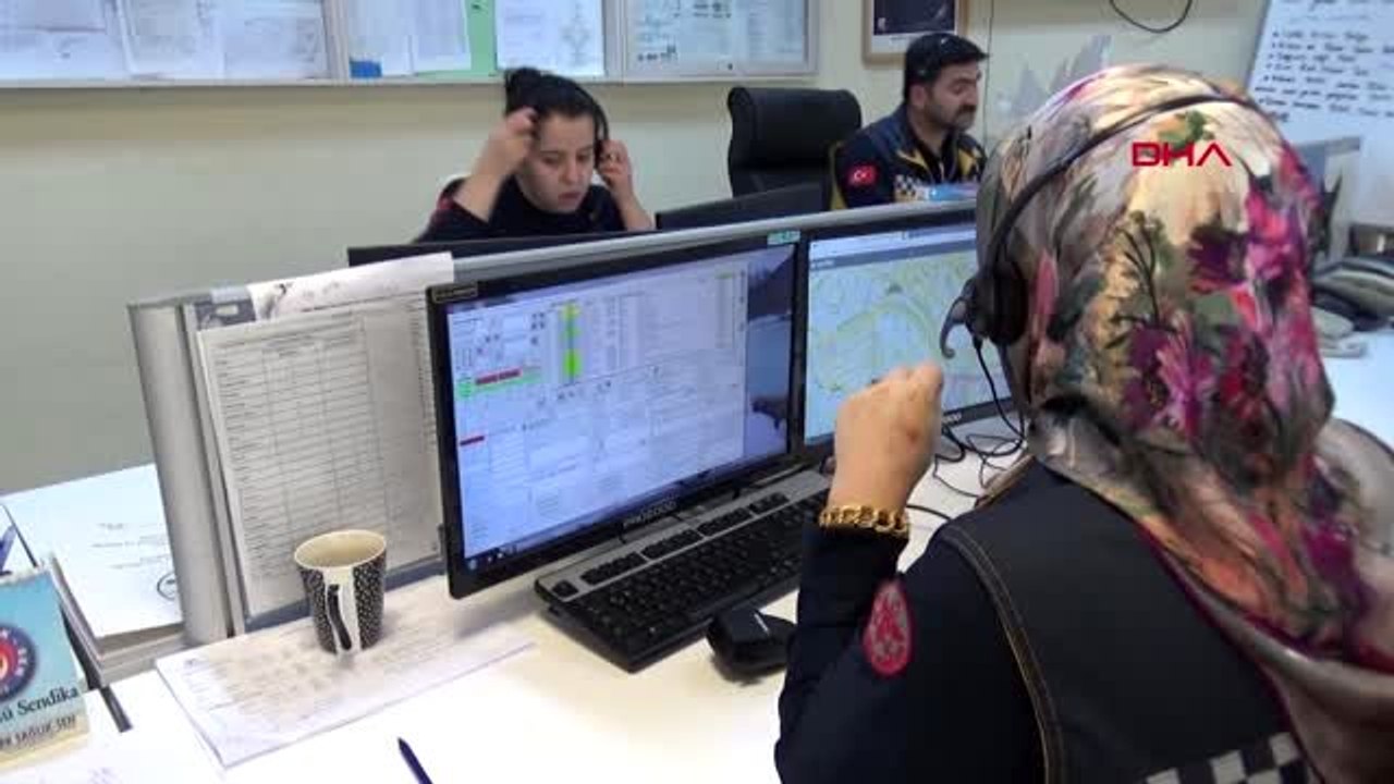 Sağlık, itfaiye, polis ve jandarma ekipleri yeni yıla mesai yaparak girdi