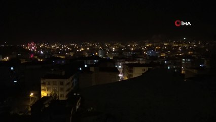 Yeni yılı silah sesleri ile karşıladılar
