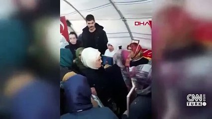 Emine Erdoğan'dan HDP önündeki ailelere ziyaret