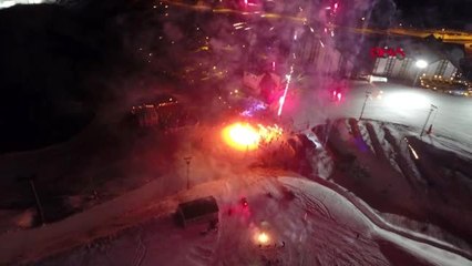 Palandöken'de yeni yıl coşkusu