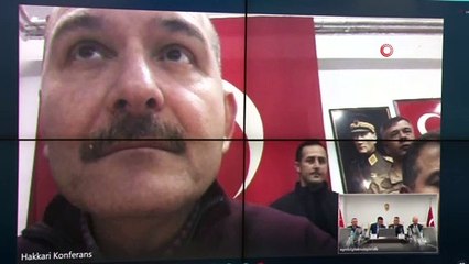 Bakan Soylu hava muhalefeti nedeniyle Van'a indi