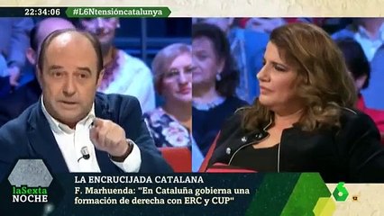 Marhuenda manda a paseo a Maraña por su blanqueo a los golpistas catalanes