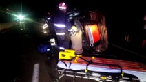 Vítima fica presa às ferragens em capotamento de carro na PRC-467, em Cascavel