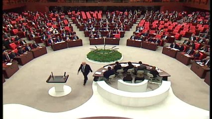 "Libya tezkeresi" TBMM Genel Kurulunda - CHP Grup Başkanvekili Özkoç (1)