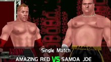 TNA Cross The Line Mod Matches Amazing Red vs Samoa Joe