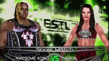 TNA Cross The Line Mod Matches Awesome Kong vs Tara